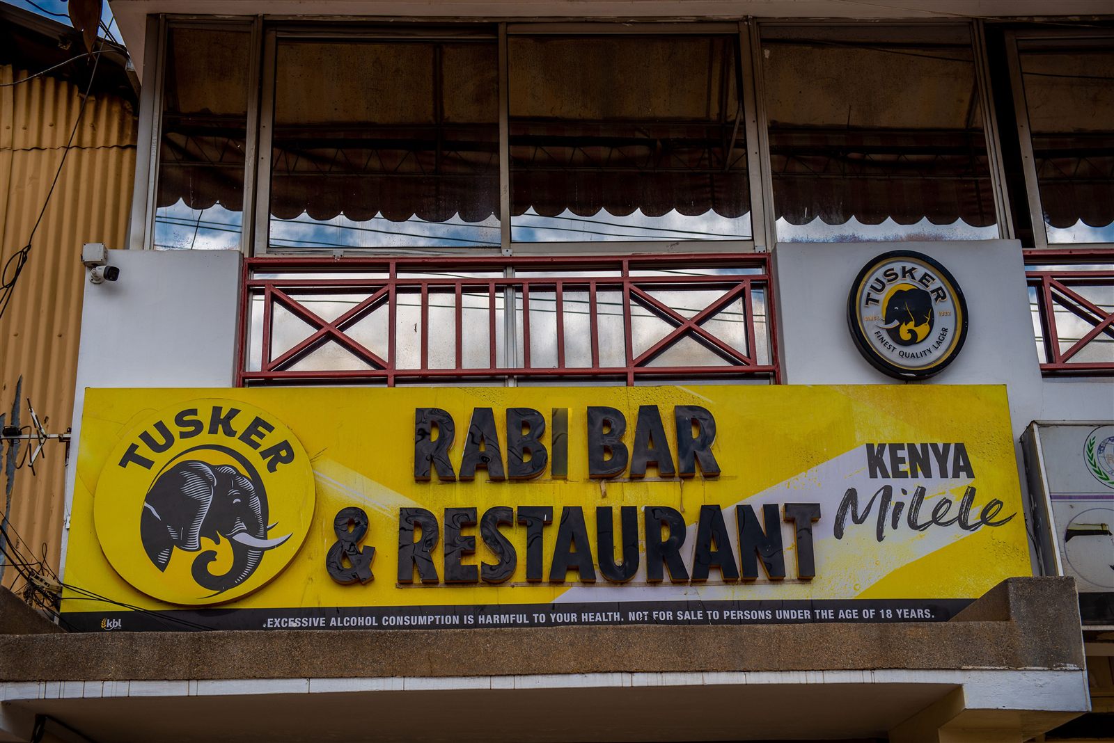 Rabi Bar and Restaurant signage