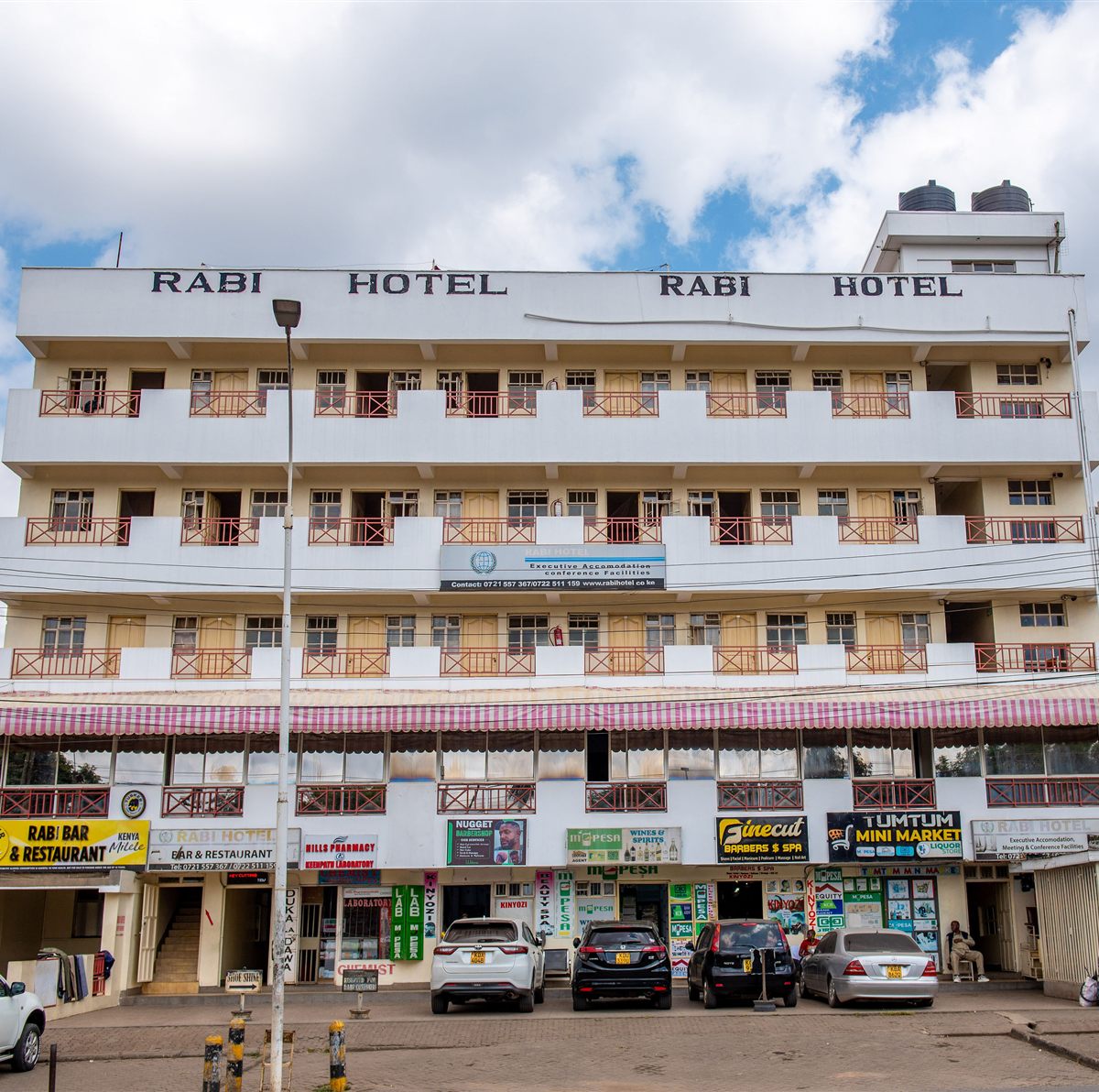Rabi Hotel building by day