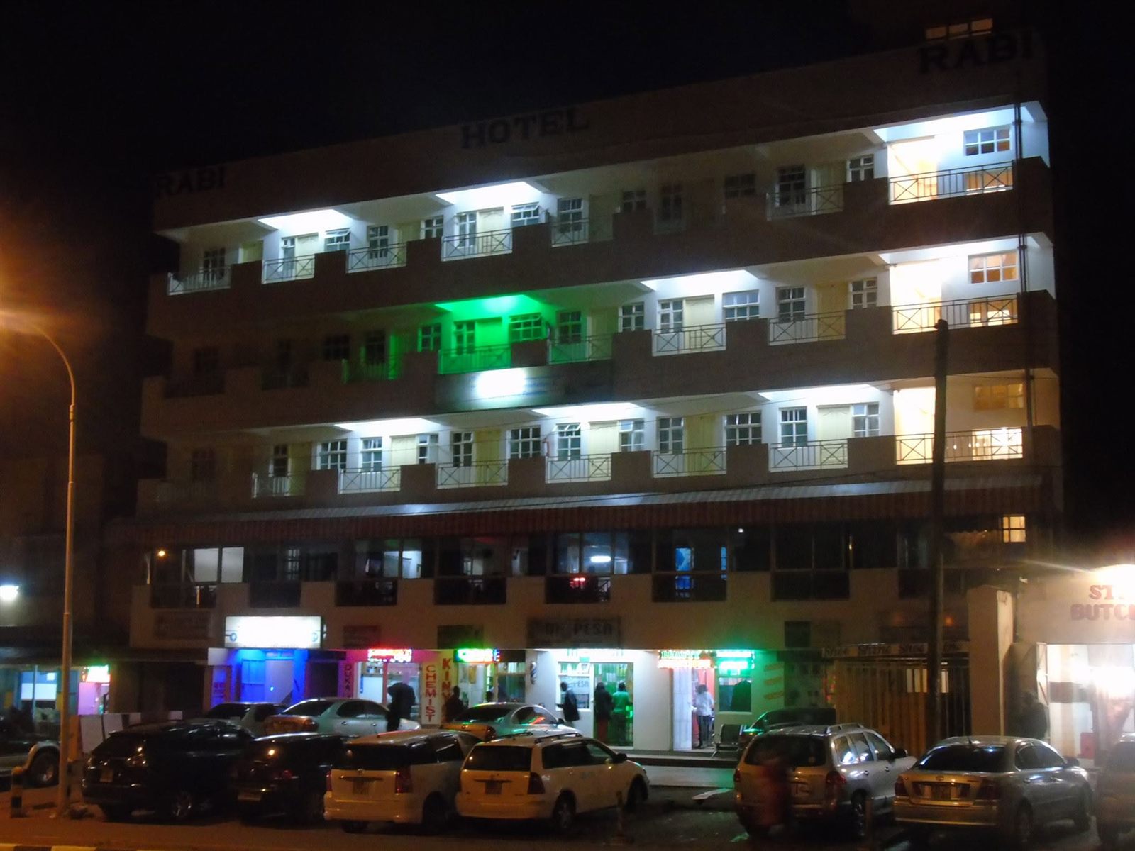 Hotel at night